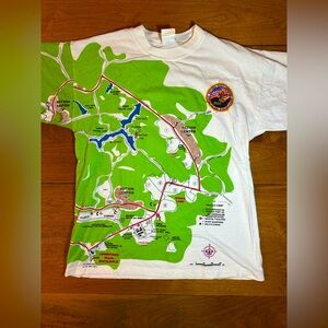 Vintage Y2K Boy Scouts T Shirt Size L Hiking Outdoors RARE